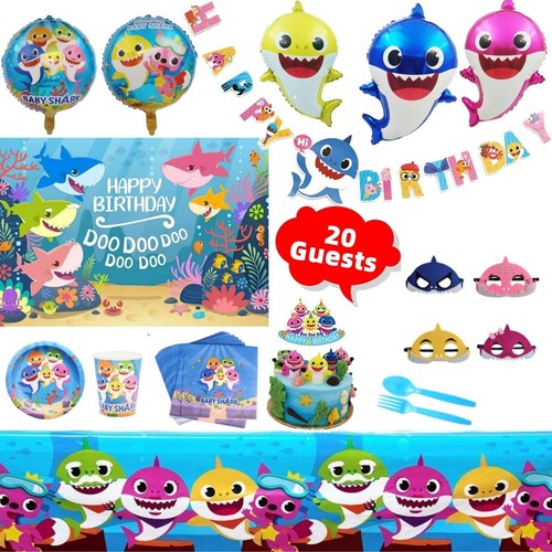Baby shark party decorations - shark,
