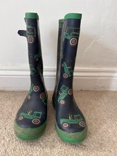 Joules size 2 tractor wellies