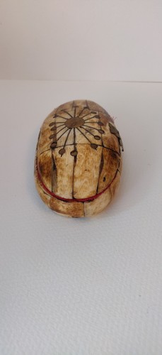 Vintage oval trinket - box, made
