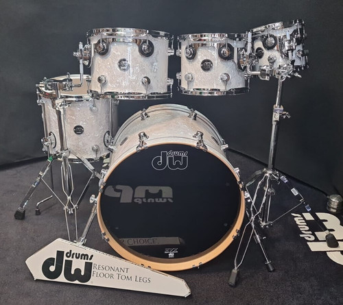 Performance drumset white - drumset,