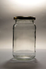 1lb (16oz)  ROUND GLASS JAM