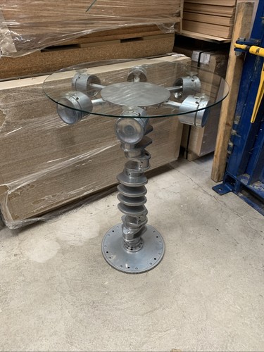 Piston and crankshaft table - and, v8