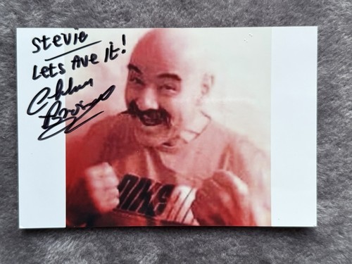 Rare signed charlie bronson - rare,