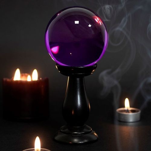 Crystal ball coloured glass - ball, on