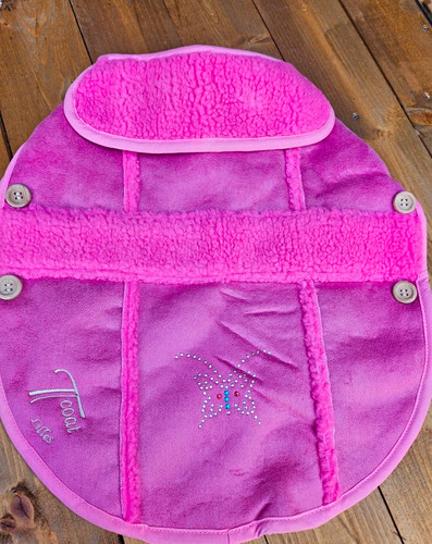 Trixie pink fleece dog - pink,