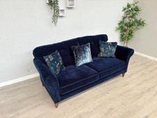 John Lewis Westbridge Large Fabric 3 Seater Sofa, Dark Blue- RRP £2,995
