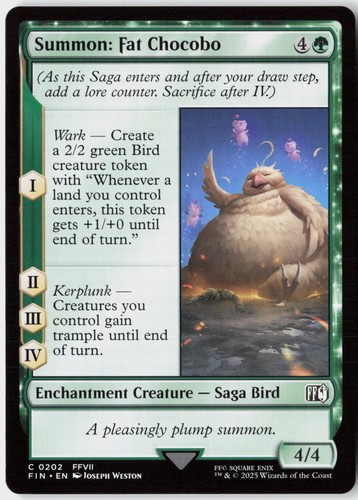 Magic summon fat chocobo - summon:,