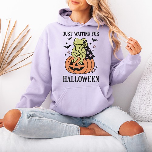 Cute frog womens hoodie - womens,