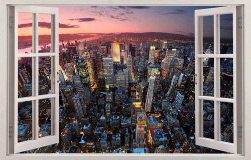 New york dusk cityscape - new,