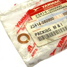 Genuine YANMAR - GM series 1GM 2GM 3GM Fuel system copper washer - 23414-080000