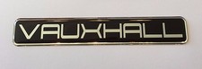 VAUXHALL Sticker/Decal 114mm x 19mm - HIGH GLOSS DOMED GEL FINISH  