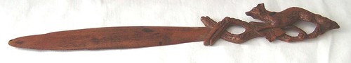 Fox handle antique - fox,
