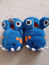 Next Boys Monster Feet Slippers Size 12