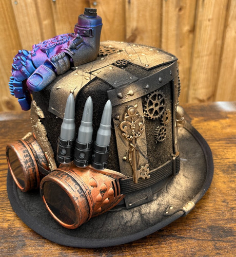 Unique steampunk top - unique, hat