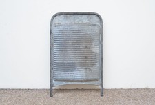 vintage old metal wash board