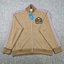 Adidas Jacket Mens Large Brown
