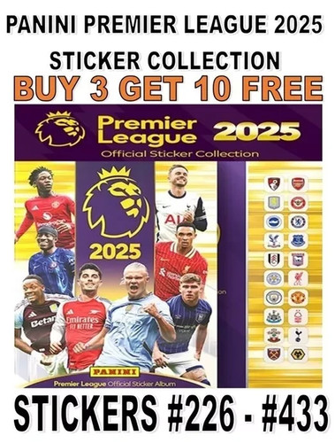 Panini premier league 2025 - panini,