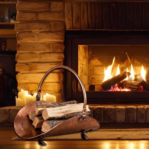 Fireplace wood storage - wood, holder