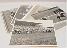 5 x Original Horse Racing 8" x 10" Photos 1958 to 1980s Inc Photo Finish etc