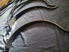 Classic Mini - Black Plastic Wheel Arches (set) original factory parts - USED