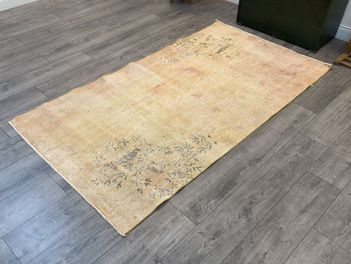 Oushak rug brown area - area,