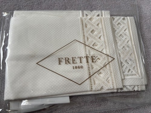 Frette lozenge lace sham - lace,