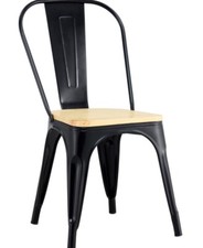 bistro chairs steel back