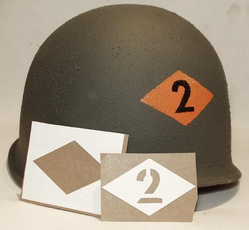 Helmet stencil rangers - stencil, 2d