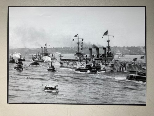 Naval print uss - , york'