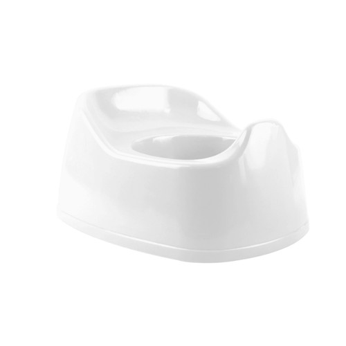 White plastic potty portable - plastic,