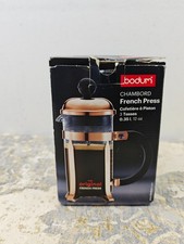 BODUM Chambord Cafetiere 3 Cup French Press Coffee Maker, Copper, 0.35 l, 12 oz