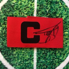 Lee Martin Of England, Man UTD & Celtic Signed Captains Armband wCOA