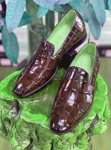 Handcraft brown leather shoes - handcraft,