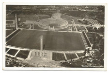 Vintage postcard; 1936 Olympic Games, Berlin, Germany with special cancellation