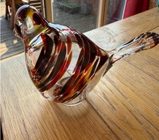Hand blown Glass Bird Ornament