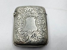 ANTIQUE STERLING SILVER VESTA