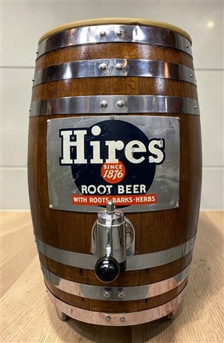 Hires root beer barrel soda - hires,