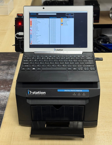 Station biometric passport - id,