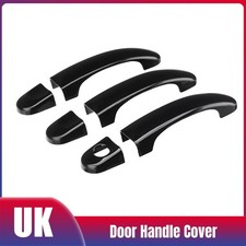 3PCS Gloss Black Door Handle