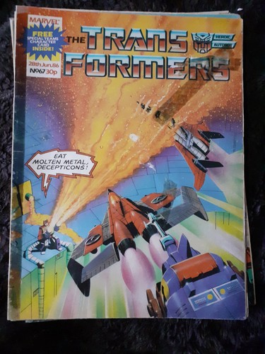 Transformers marvel issue - uk,