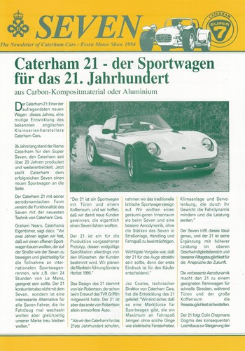Caterham seven letter - seven,