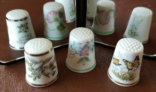 Royal worcester thimbles - worcester,