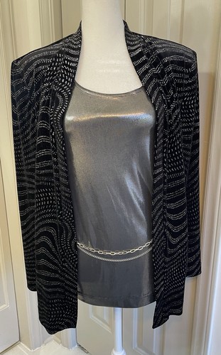 Vintage velvet jacket top size - jacket,