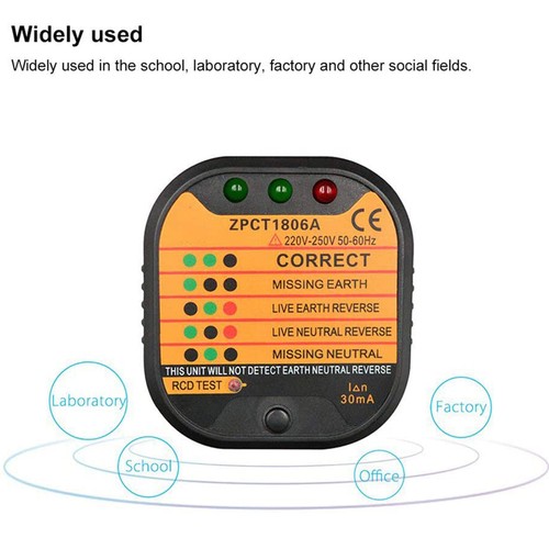 Socket tester 220 - uk, ac