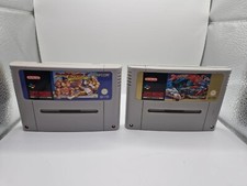 Street Fighter II 2 & Turbo II 2 Super Nintendo SNES Game Cartridge UK PAL 