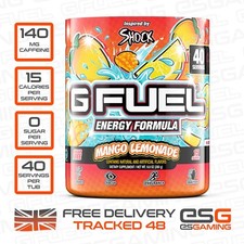 G Fuel Mango Lemonade Tub | Energy Drink Powder | 40 Servings | UK | GFUEL