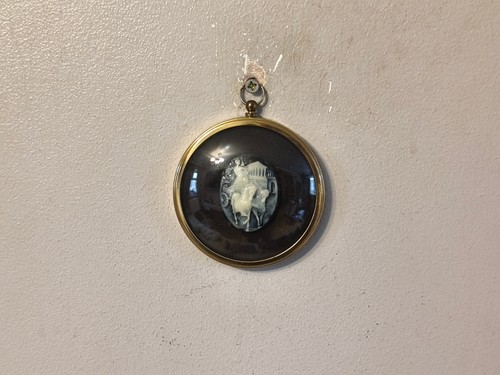 Roman chariot cameo - roman,