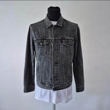 Levi’s Premium Trucker Jacket Small | Grey Denim Vintage Style Classic