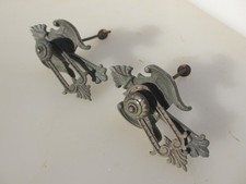 Antique Brass Furniture Knobs Handles Old Victorian Georgian Cupboard Wardrobe