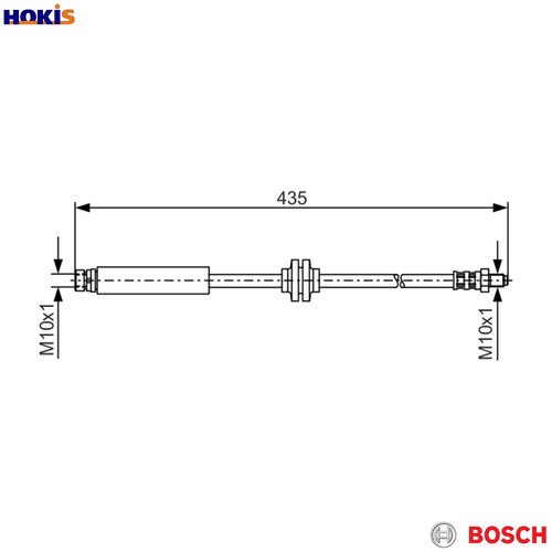 Brake hose 987 481 - brake,